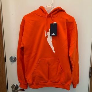 Fanatics WNBA Unisex Orange Hoodie size XXL
